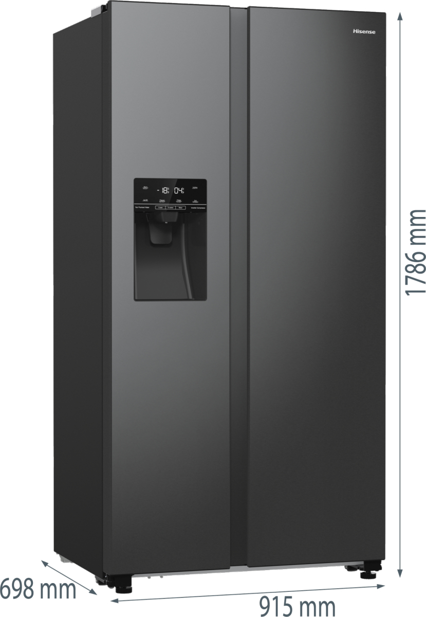 Hisense RS566N4DIEX side-by-side refrigerator Freestanding – image 9