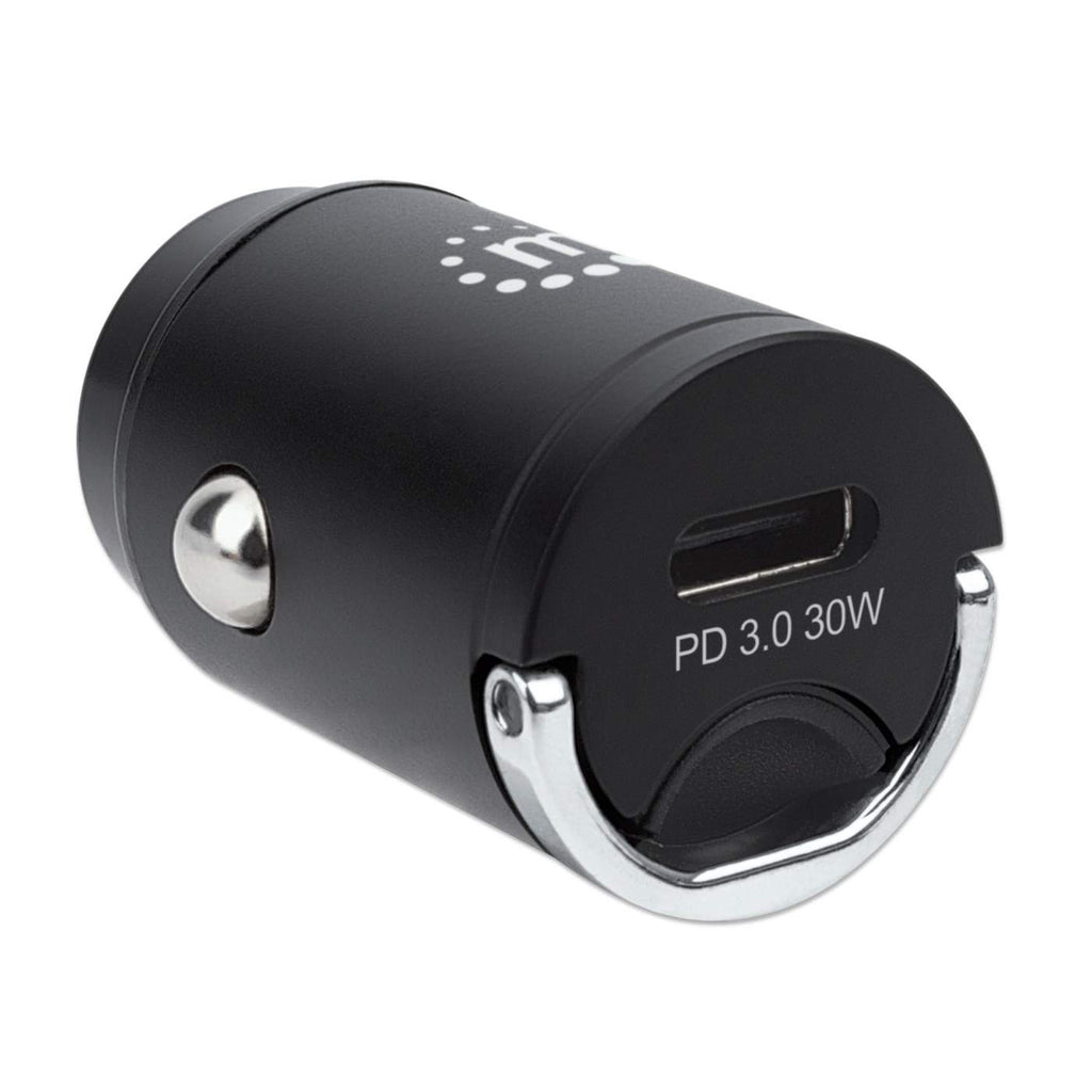 Manhattan Car/Auto Mini Mobile Device Charger, USB-C Output, Power Delivery up to – image 2