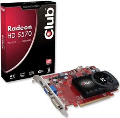 CLUB3D CGAX-55748I graphics card AMD Radeon HD5570