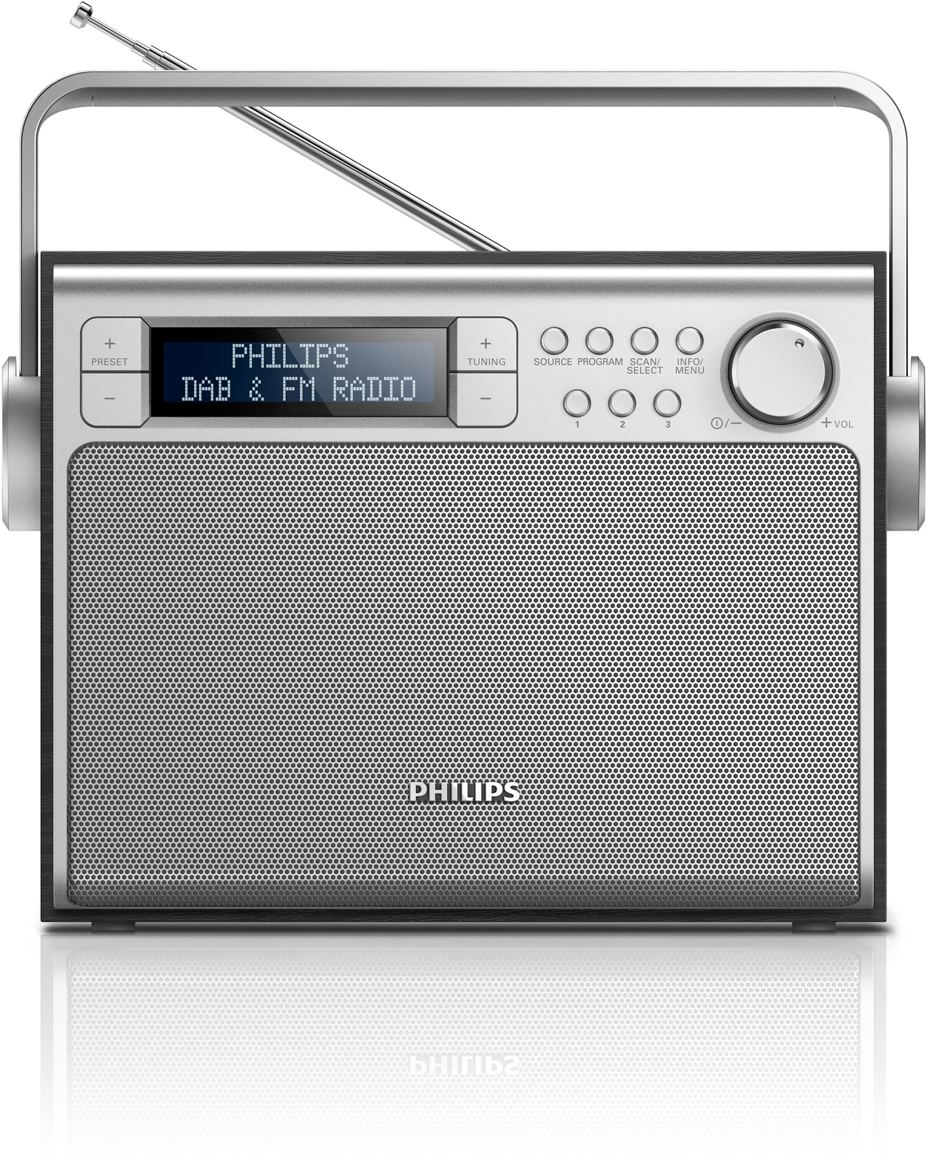 Philips AE5020B/12 radio Portable Digital Black, Silver – image 2