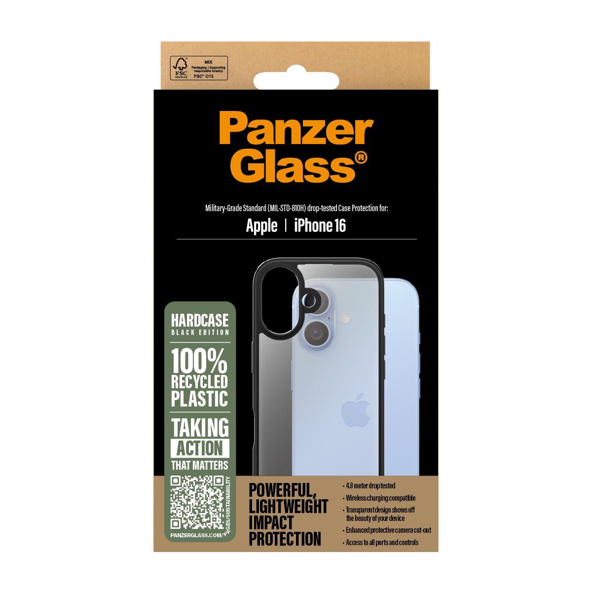 PanzerGlass® HardCase Transparent iPhone 16 – image 3