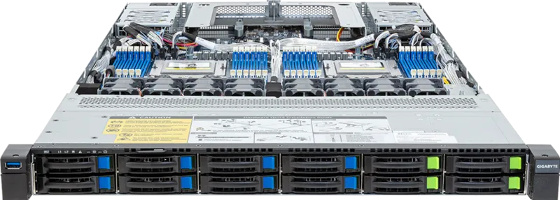 GIGABYTE R183-Z94-AAV2 LGA 6096 Rack (1U) Black, Steel – image 2