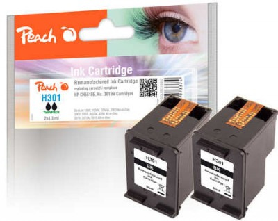 Peach 318842 ink cartridge 2 pc(s) Compatible Standard Yield Black