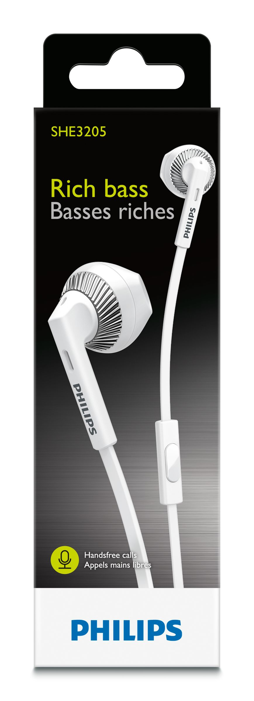 Philips In-Ear Headphones SHE3205WT/00 – image 2