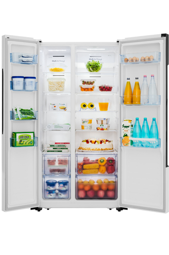 Hisense RS670N4HW1 side-by-side refrigerator Freestanding – image 2