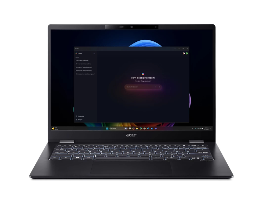 Acer TravelMate P6 TMP614-54-76NH Copilot+ PC Intel Core Ultra 7 256V Laptop 35.6 cm (14") WQXGA+ NX.BL9AA.002