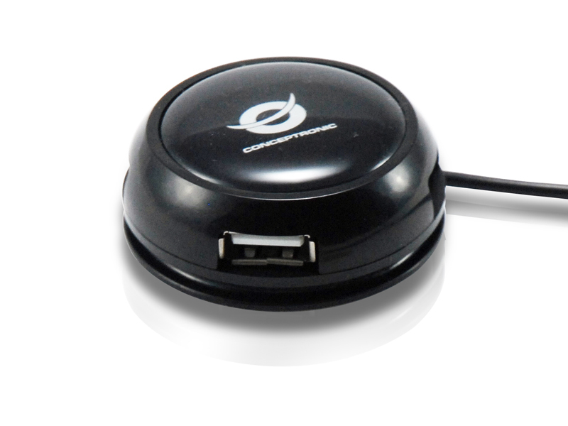 Conceptronic 4-Ports Round Shape USB 2.0 Hub – image 3
