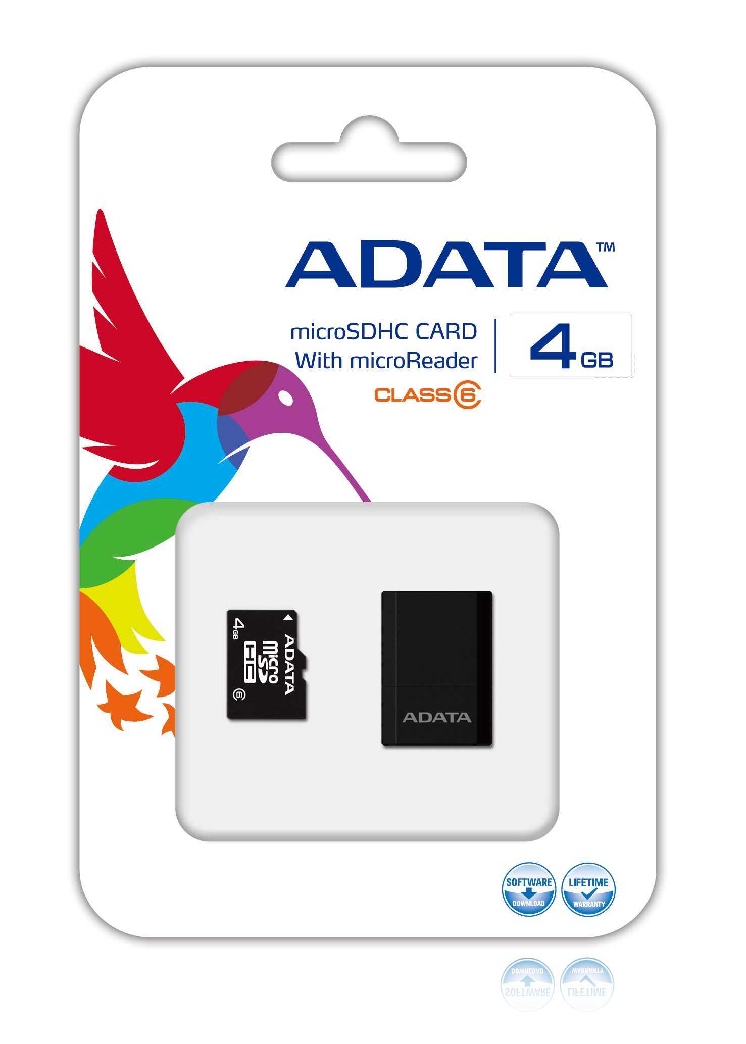 ADATA microReader Ver.3 + 4GB microSDHC Class 6