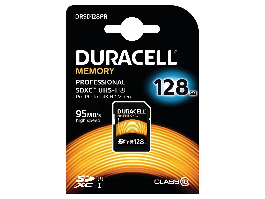 Duracell 128GB SDXC V30 UHS-I U3 – image 1
