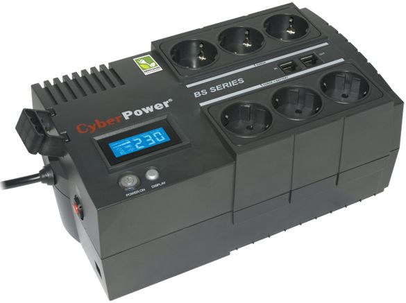 CyberPower BS650ELCD uninterruptible power supply (UPS) 0.65 kVA – image 1