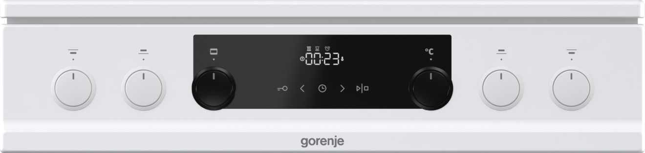 Gorenje EC6352WPA Freestanding cooker Electric Ceramic hob Black, White – image 5