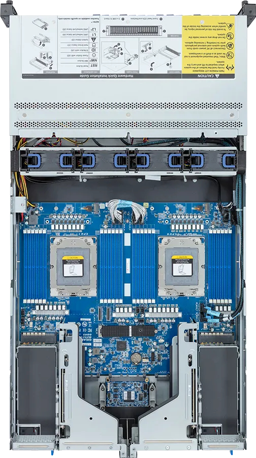 GIGABYTE R283-Z92-AAV1 LGA 6096 Rack (2U) Black, Steel – image 3