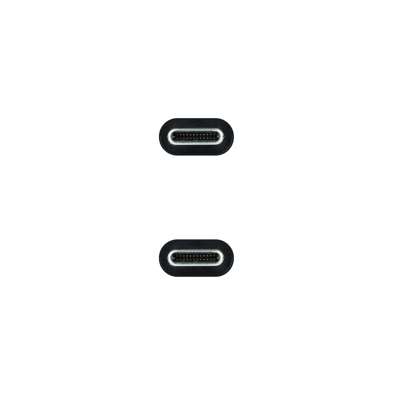 Resim Nanocable 10.01.4302-COMB USB4 Gen 2x2 20Gbps USB-C - USB-C Kablo, 2m, Turkuaz/Siyah/Gri