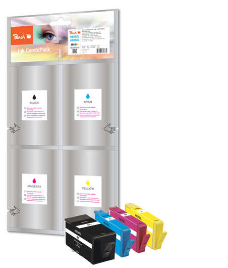 Peach 319491 ink cartridge Black, Cyan, Magenta, Yellow