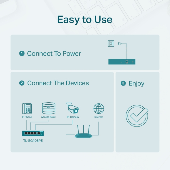 TP-Link 5-Port Gigabit Easy Smart PoE Switch with 4-Port PoE+ – image 7