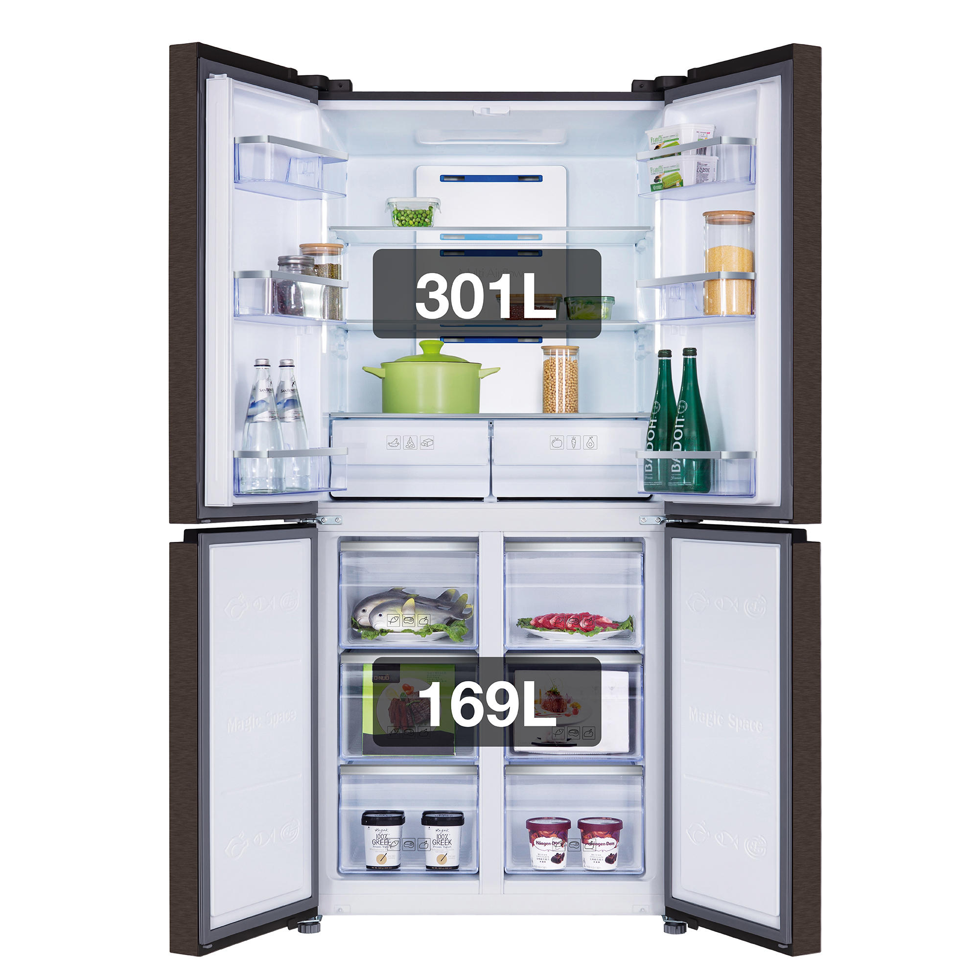 TCL RP470CXE1UK fridge-freezer Freestanding – image 6