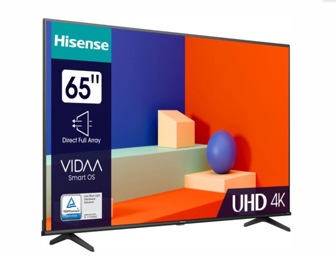 Hisense 65A69K TV 165.1 cm (65") 4K Ultra HD Smart TV Wi-Fi Black, Grey 300 cd/m² – image 2
