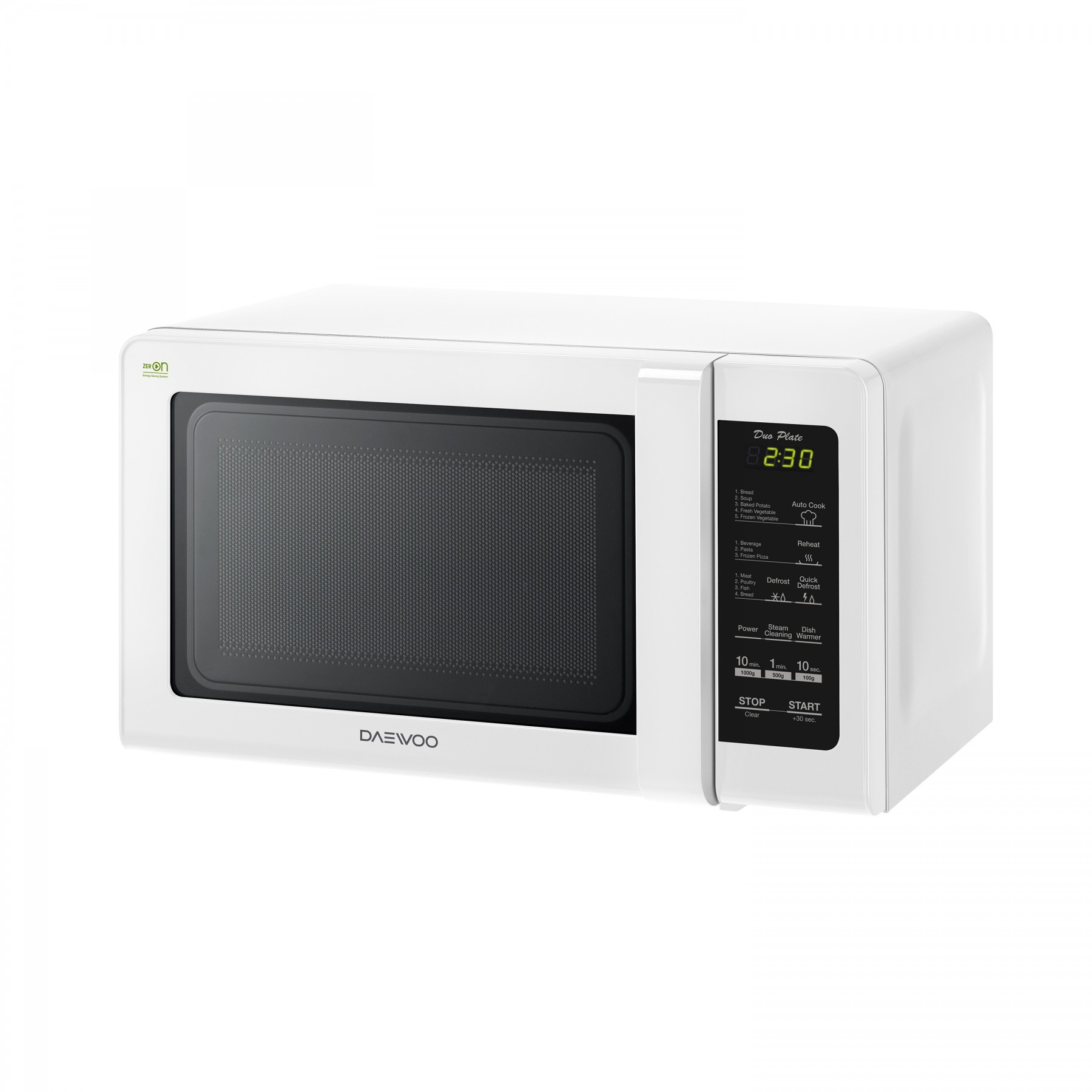 Daewoo KOR-6S2DBW microwave Black, White Solo microwave Countertop – image 2
