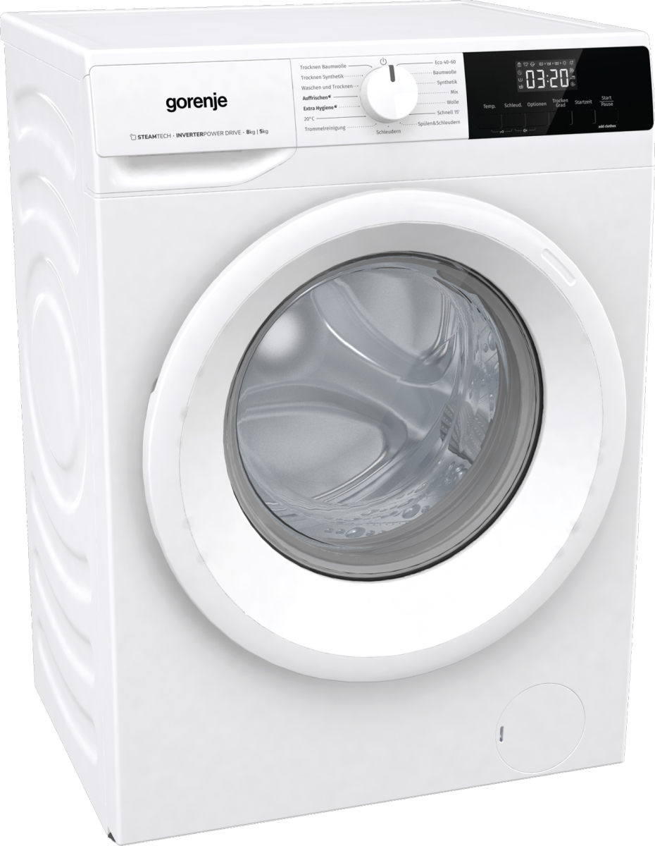Gorenje W3D2A854ADPS/DE washer dryer Freestanding Front-load White – image 3