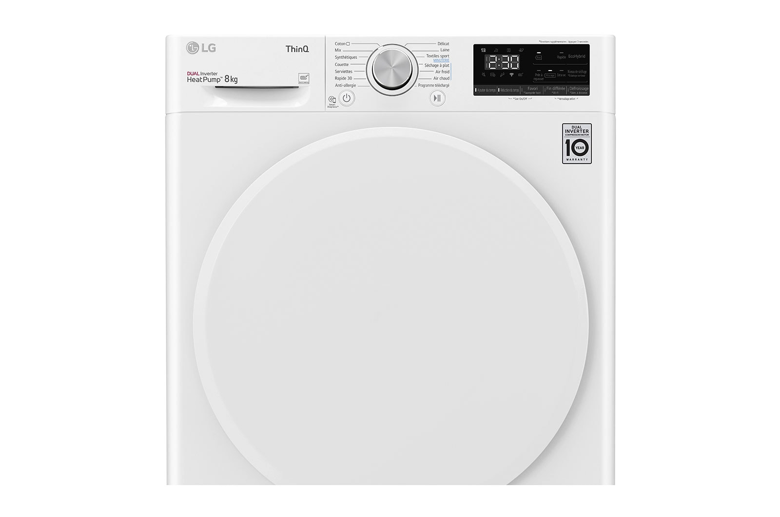 LG RH8V59WH tumble dryer Freestanding Front-load – image 6