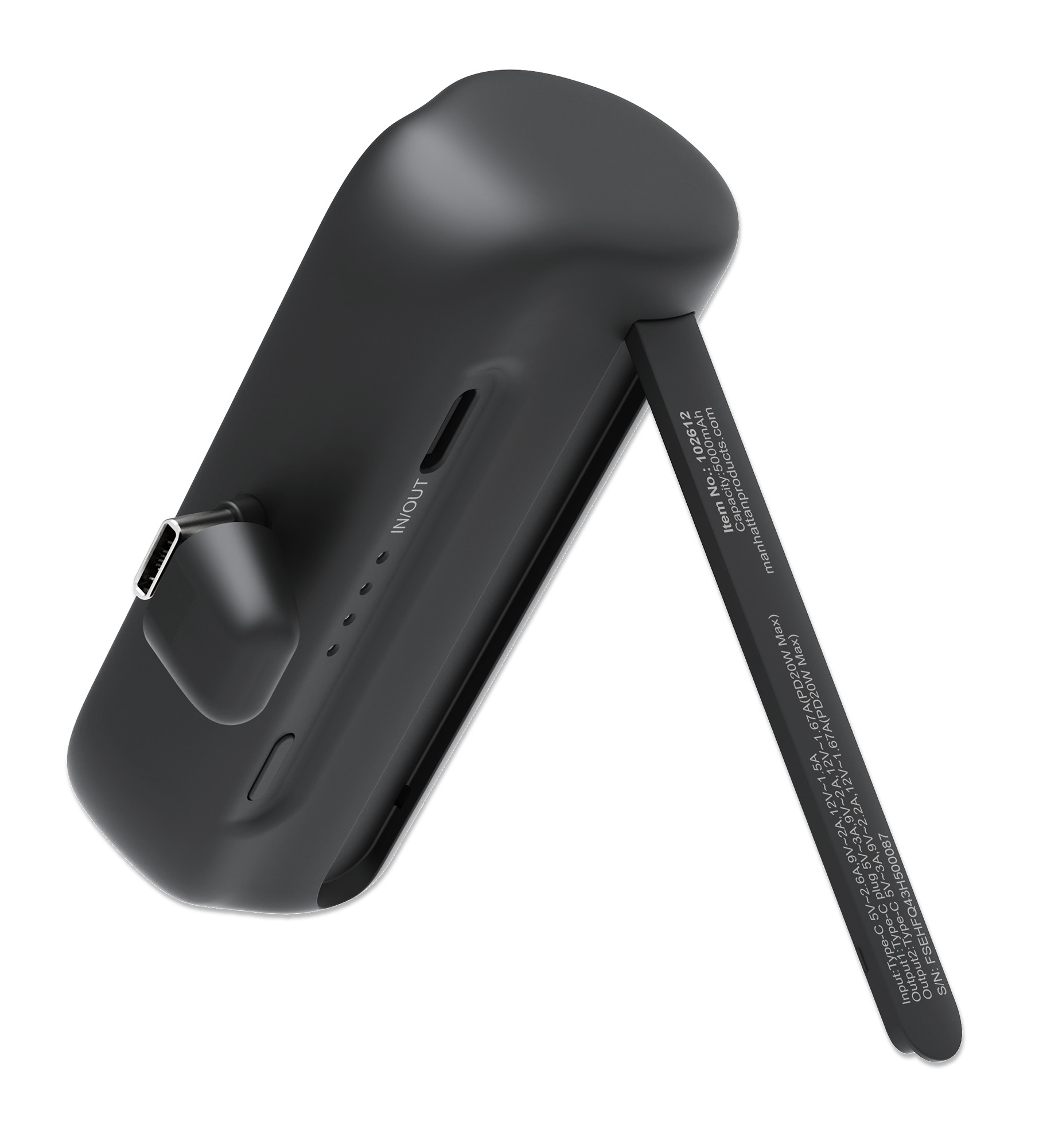 Manhattan Power Bank with integrated USB-C plug – image 7
