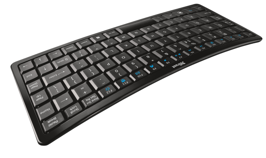 Trust 18179 keyboard Universal RF Wireless Turkish Black – image 2