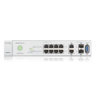 Zyxel NSW100-10 Managed L2 Gigabit Ethernet (10/100/1000) Black – image 2
