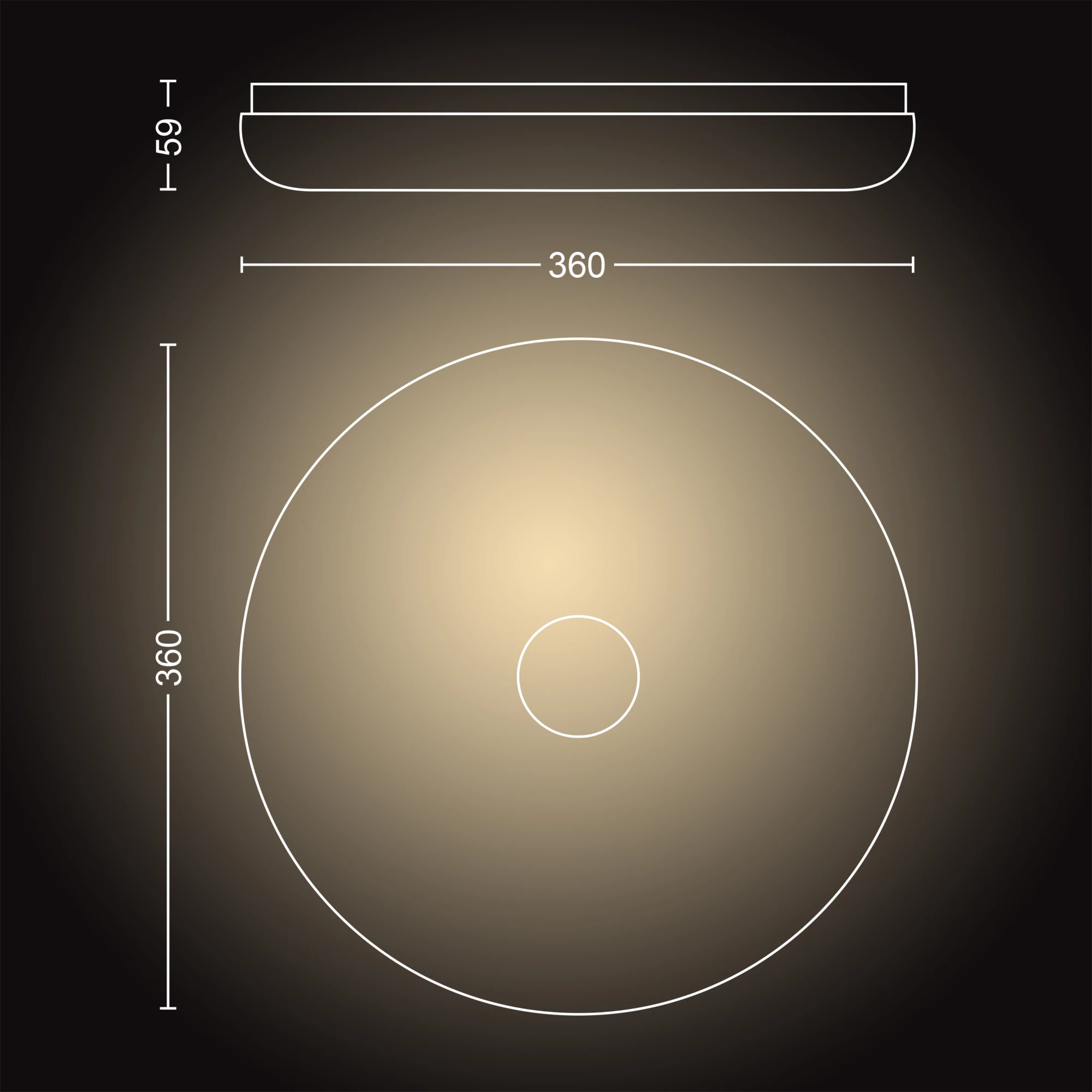 Philips by Signify Philips Hue White ambience Struana Bathroom ceiling light – image 3