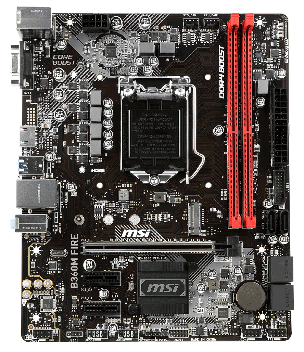 MSI B360M FIRE – image 1