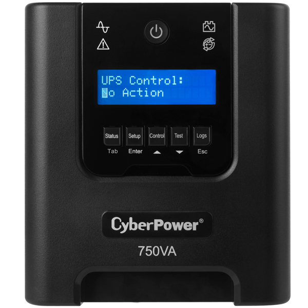 CyberPower PR750LCD uninterruptible power supply (UPS) Line-Interactive 0.75 kVA – image 2