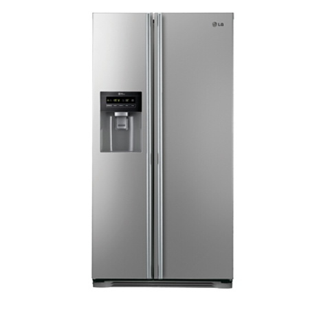 LG GS3159PVHZ1 side-by-side refrigerator Freestanding Platinum