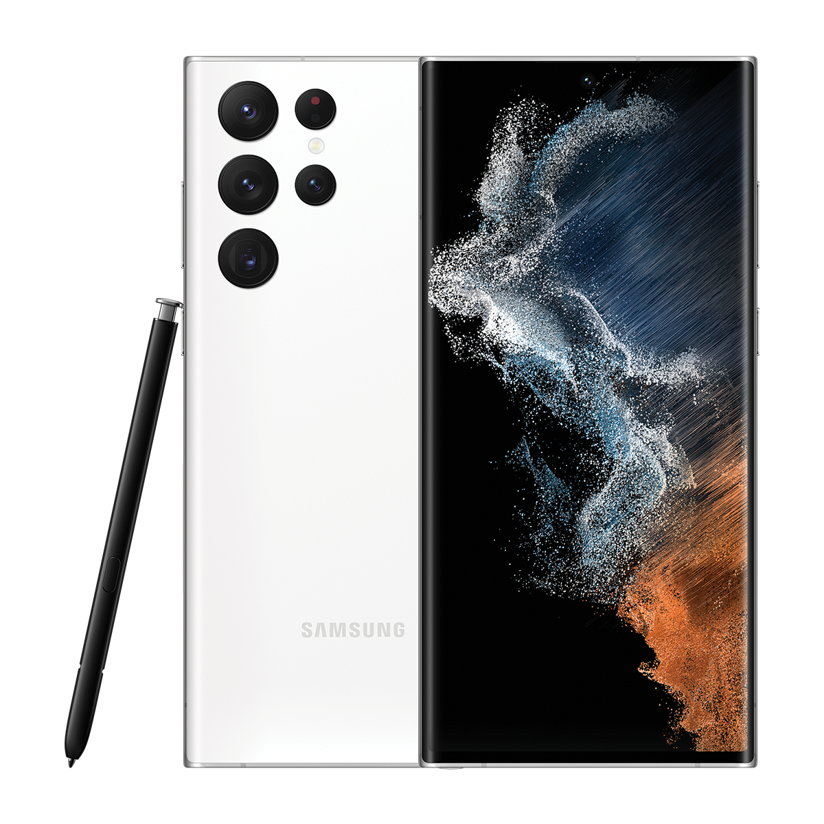 Samsung Galaxy S22 Ultra SM-S908EZWHTUR smartphone – image 1