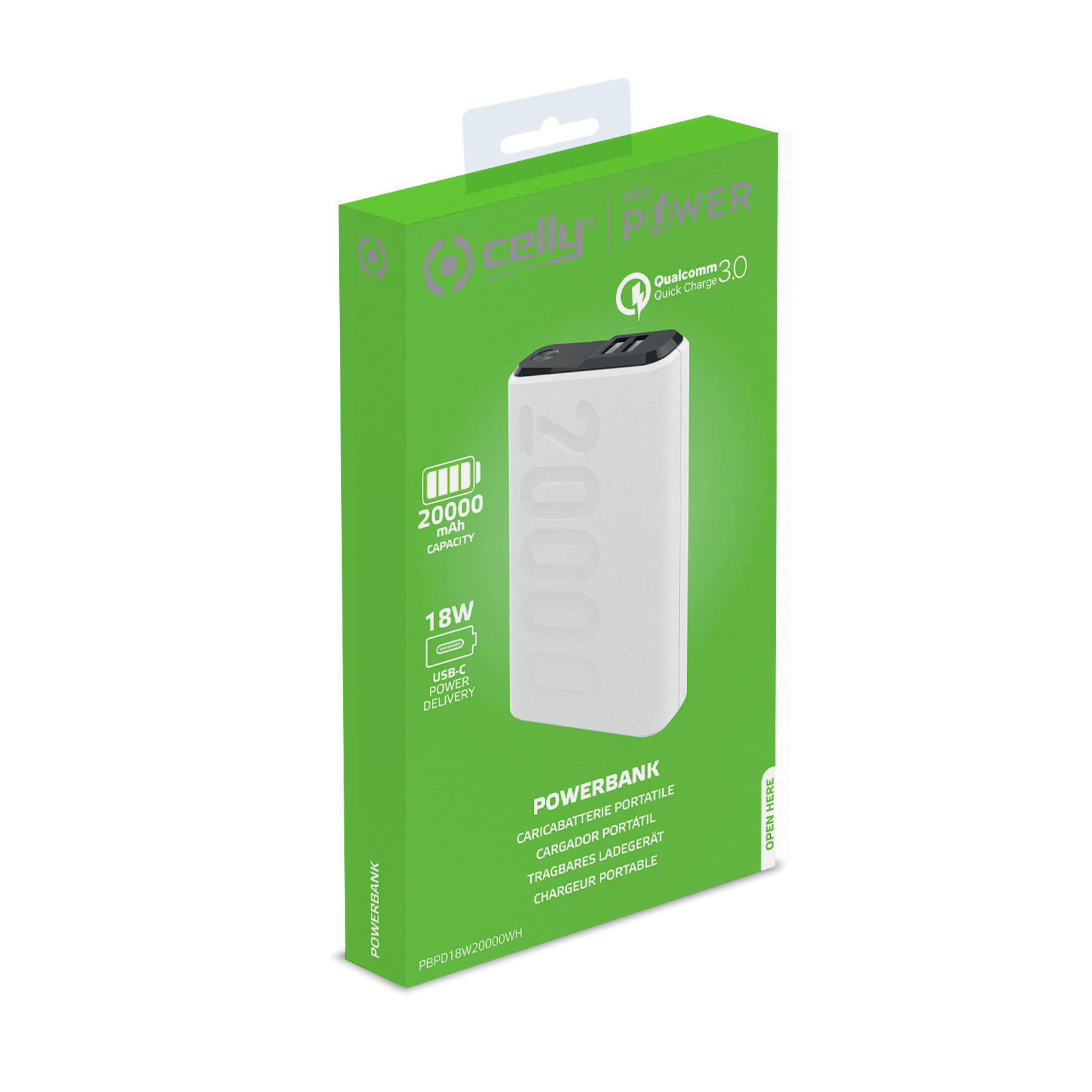 Celly PD18W 20000 mAh White – image 4