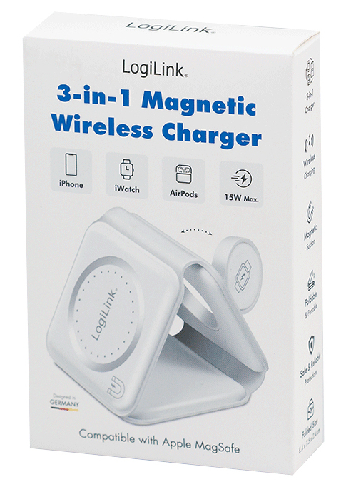 LogiLink PA0344 mobile device charger Universal White USB Wireless charging Fast charging Indoor – image 8