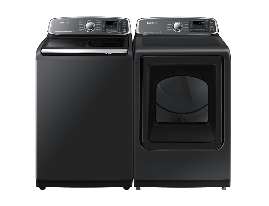 Samsung DVE52T7650V tumble dryer Freestanding Front-load Black – image 2