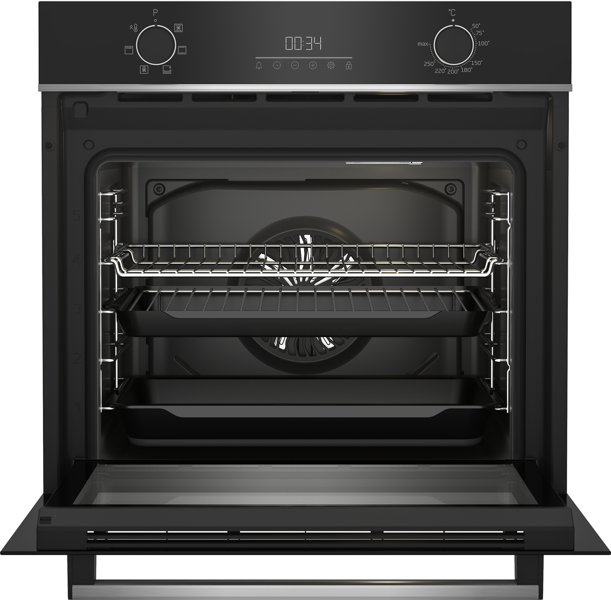 Beko BBQE24300B 60cm Built-In Single Multi-Function Oven with AeroPerfectTM – image 4