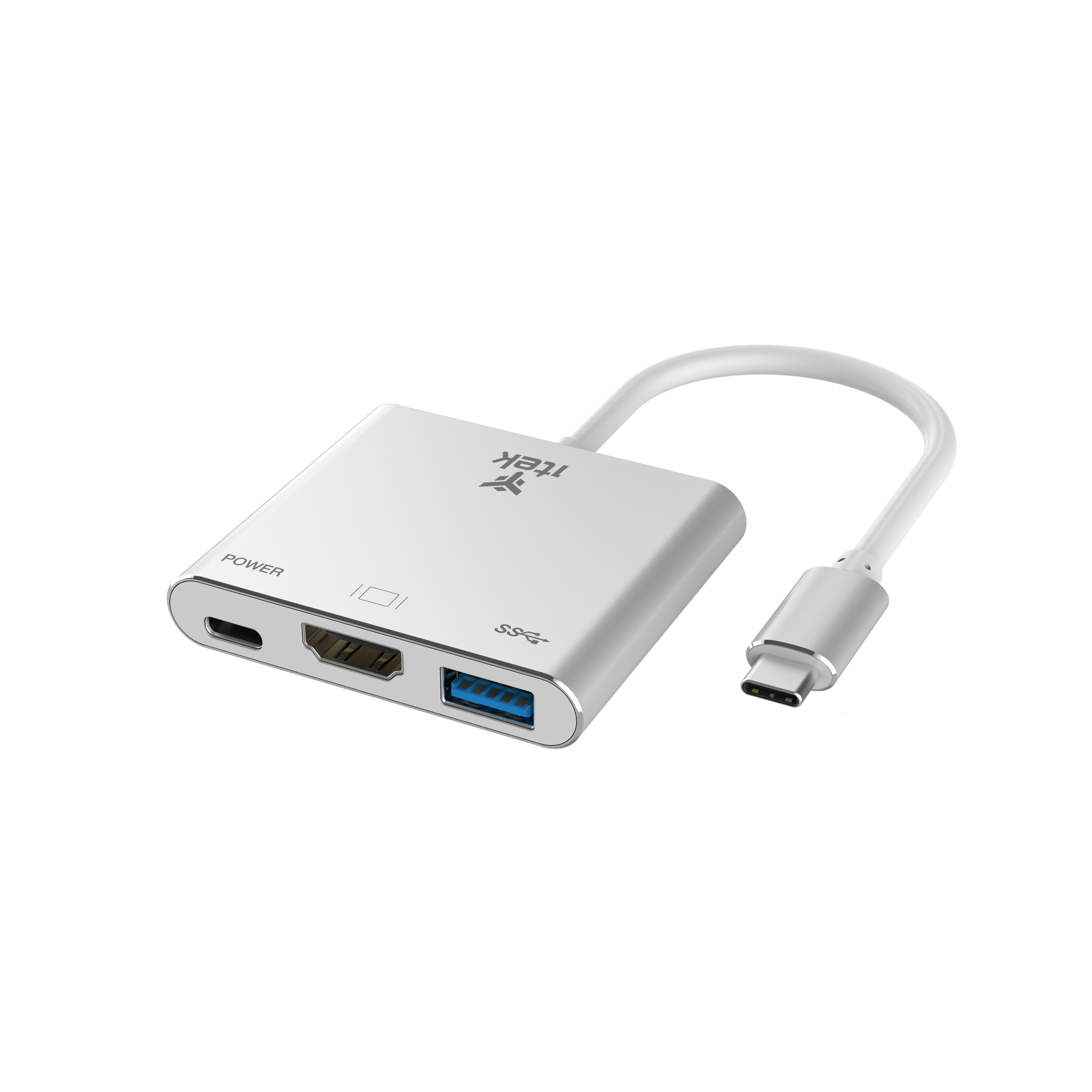 ITEK Adattatore USB-C a USB3.0(5G) + HDMI(4K) + …
