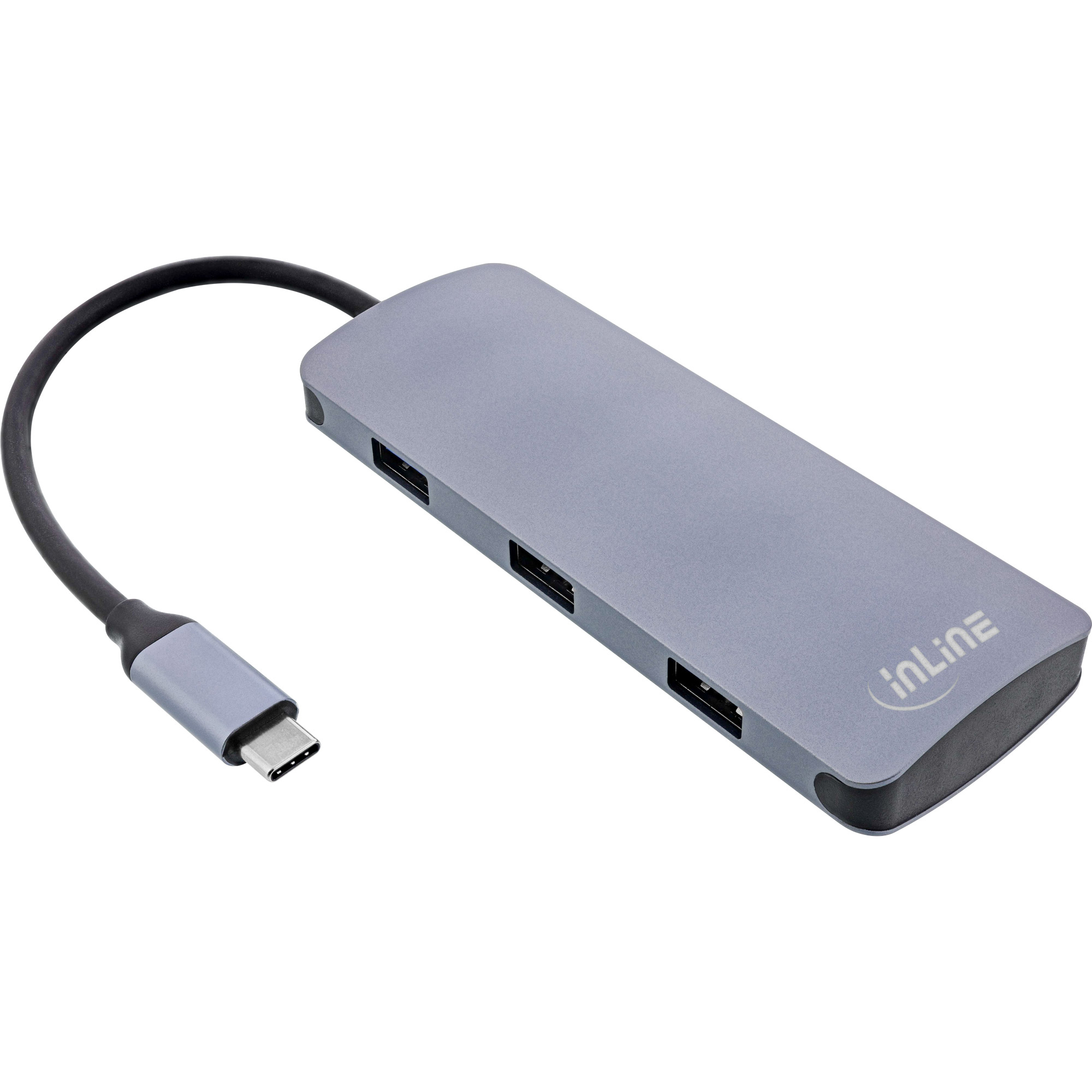 InLine USB 3.2 Gen.2 Hub, 4x USB-C + 3x USB-A, PD – image 2