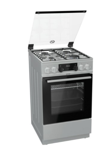 Gorenje K5352XH Freestanding cooker Electric/Gas Gas Stainless steel – image 5