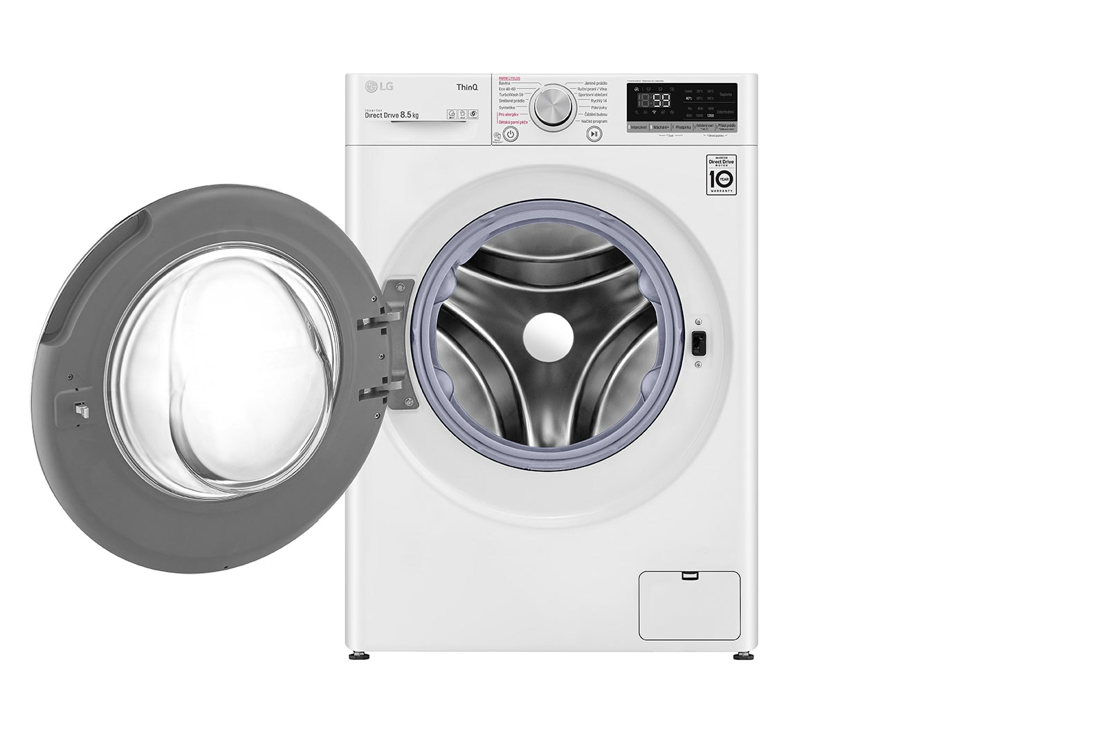 LG F28V5GY1W washing machine Front-load – image 2