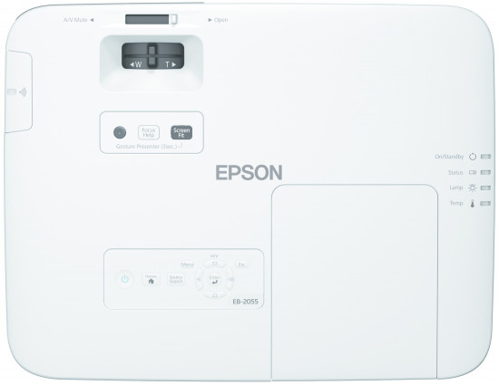 Epson EB-2055 Standard throw projector 5000 ANSI lumens 3LCD XGA (1024x768) Black, White – image 3