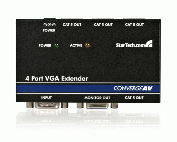 StarTech.com Converge A/V 4 Port VGA Cat5 UTP Extender – image 2