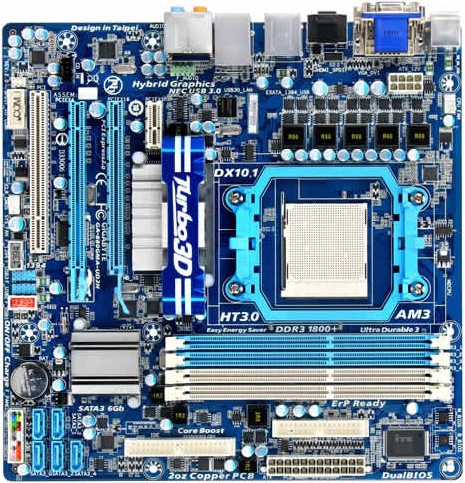 GIGABYTE GA-880GMA-UD2H motherboard AMD
