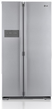 LG GS5264AVJZ side-by-side refrigerator Freestanding Platinum