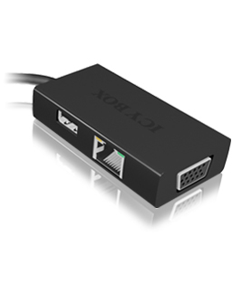 ICY BOX IB-AC531 USB graphics adapter Black – image 2