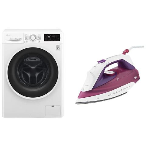 LG F2J6WN0W+SPM7128P washing machine Front-load – image 1