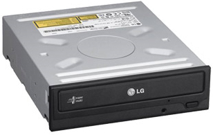 LG GH24NS90.AUAA50B optical disc drive Internal DVD±R/RW Black