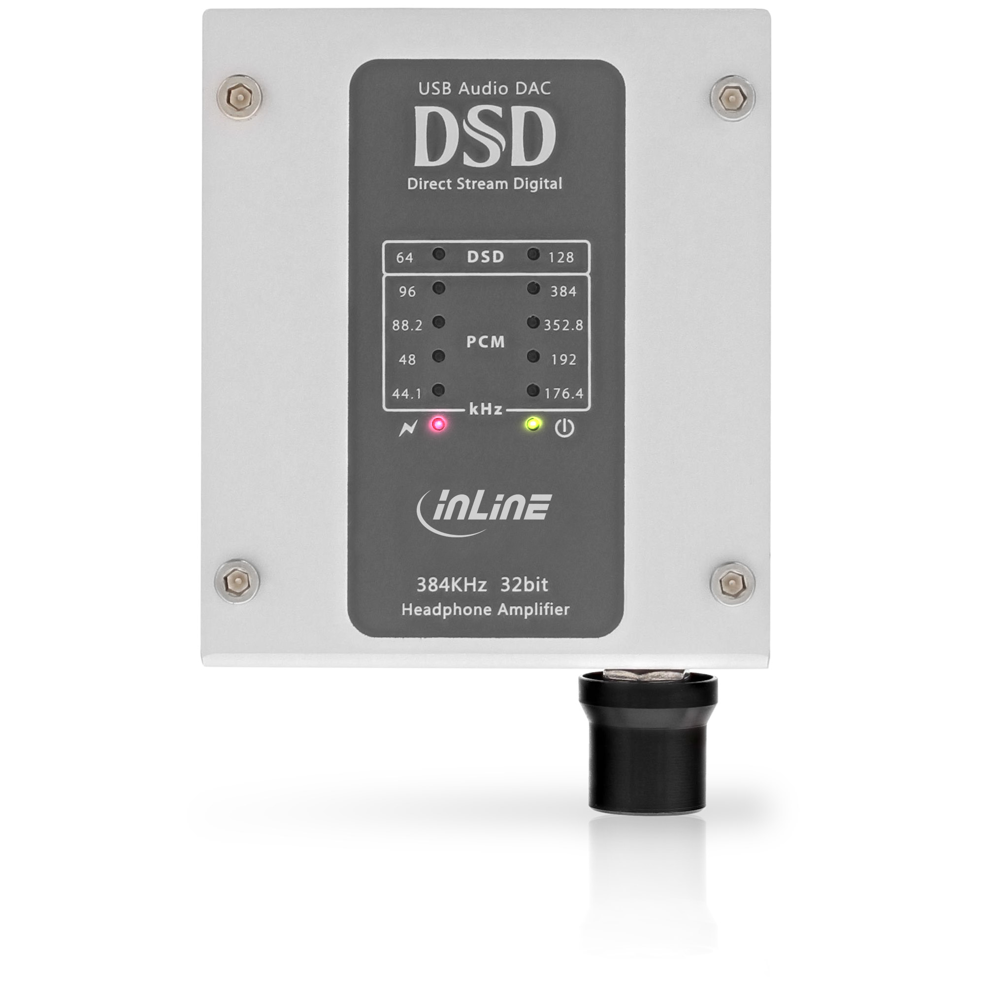 InLine AmpUSB Hi-Res AUDIO HiFi DSD USB Audio DAC, Headphone amp., 384kHz/32bit – image 4