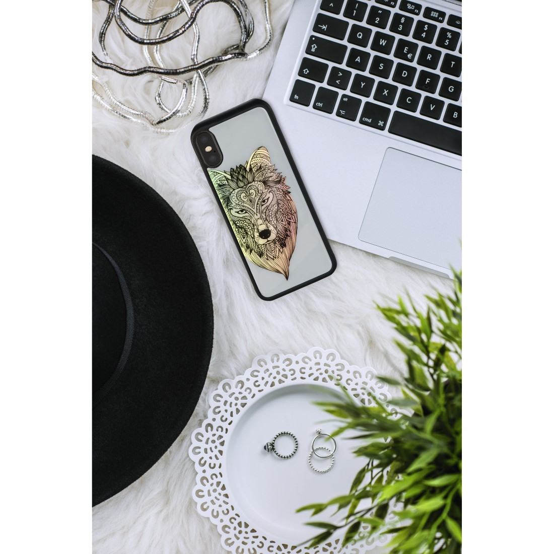 Hama Akela mobile phone case Cover Black, Transparent – image 4