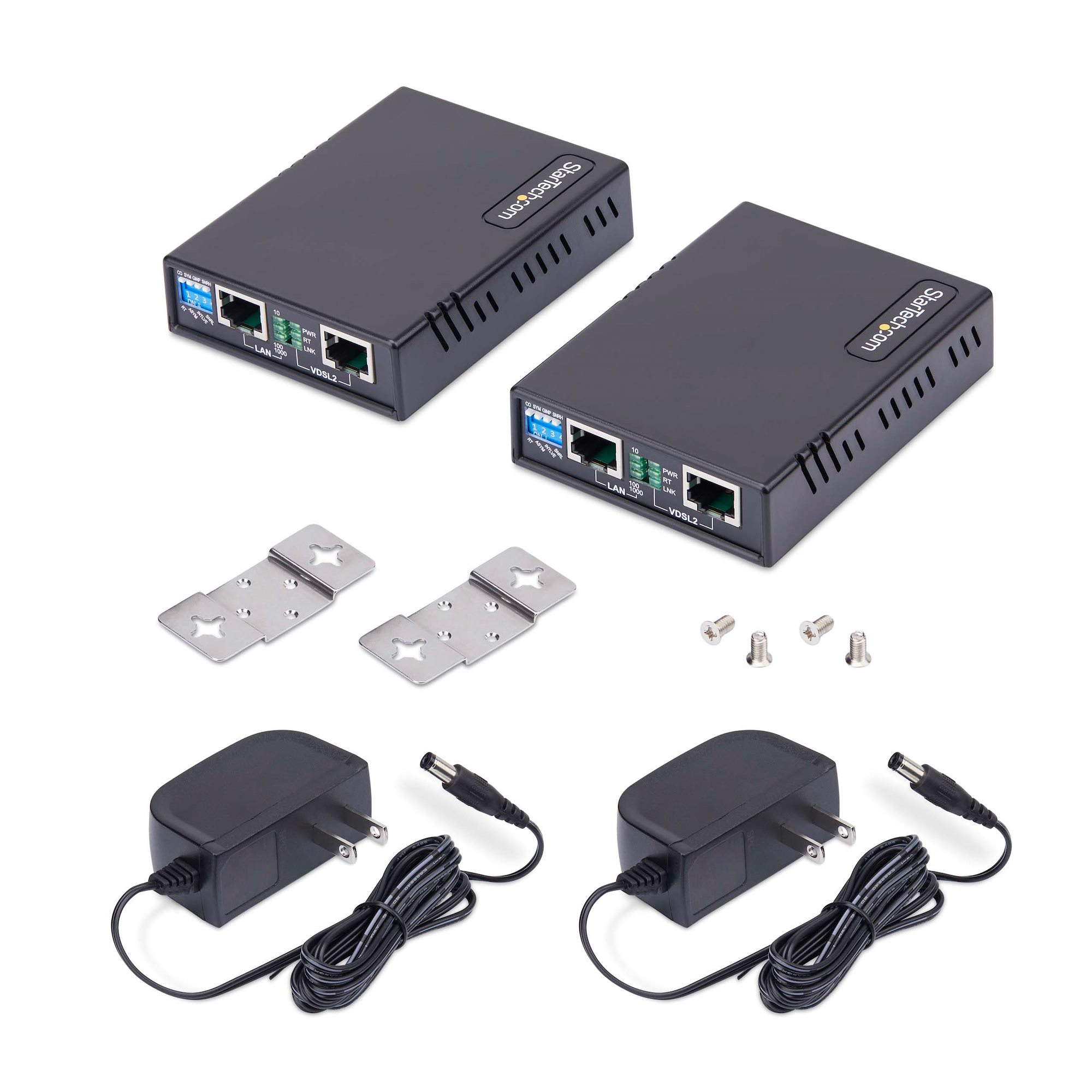StarTech.com VDSL2 Ethernet Extender Kit over Single Pair Wire, Up to 0.6mi (1km) Long Range LAN Repeater over Phone Line/CAT5e/CAT6, Up to 300Mbps, Replacement – image 7